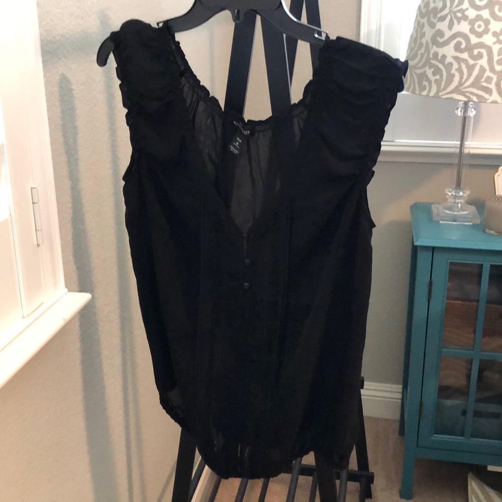 Black Silk Blouse
